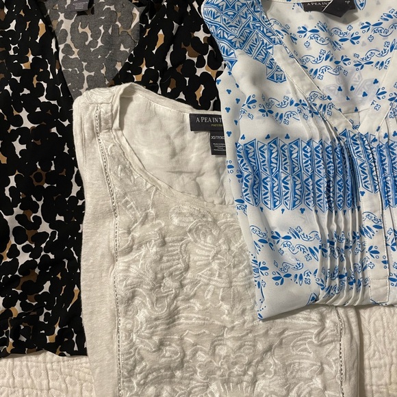 A Pea In The Pod Maternity Tops & Pants Bundle (9 items!) - Picture 3 of 11